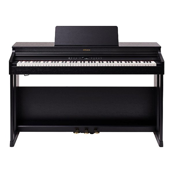 Piano Digital 88 Teclas Roland RP701 CB Charcoal Black