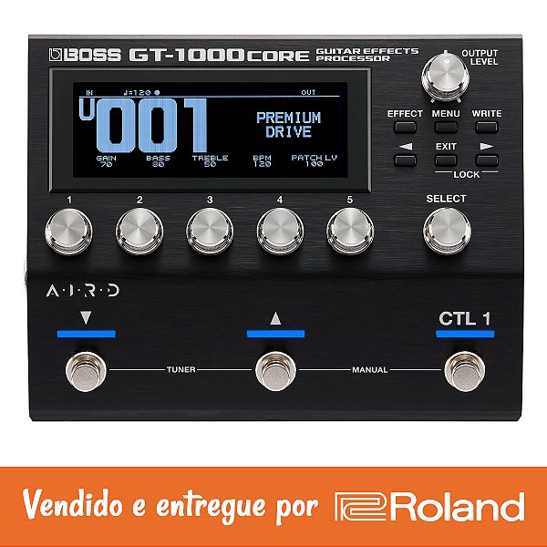 Pedaleira Boss GT-1000core | Roland Store