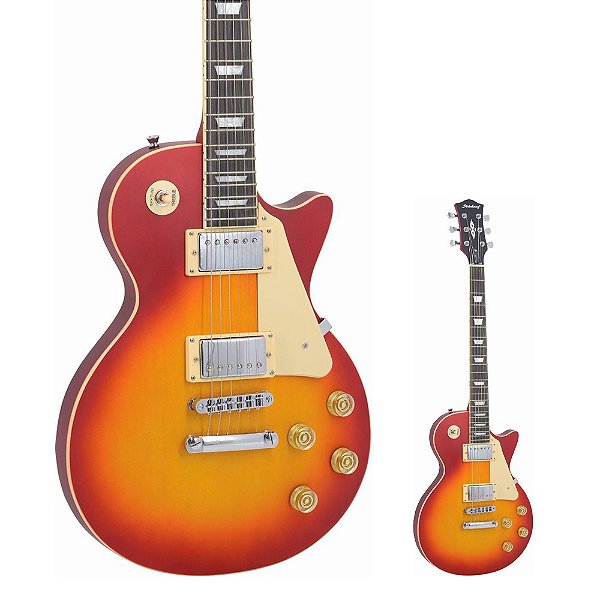 Guitarra Les Paul Strinberg LPS230 CSS Cherry Sunburst Satin Fosca com Braço Parafusado