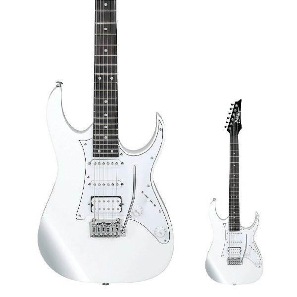 Guitarra Super Strato HSS Ibanez GRG140 WH GIO White