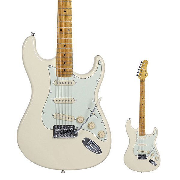 Guitarra Strato Tagima TG-530 OWH LF/MG Woodstock Olympic White