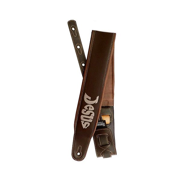 Correia (Alça) para Instrumentos “Jesus” Basso CLA Marrom