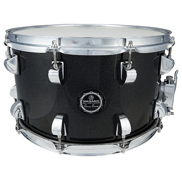 Caixa para Bateria 14x8” Nagano Big Beat ES Ebony Sparkle-Bat