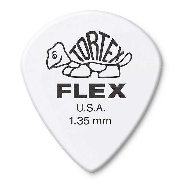 Palheta para Guitarra Dunlop Tortex Flex Jazz III 1.35 mm (01 Unidade)