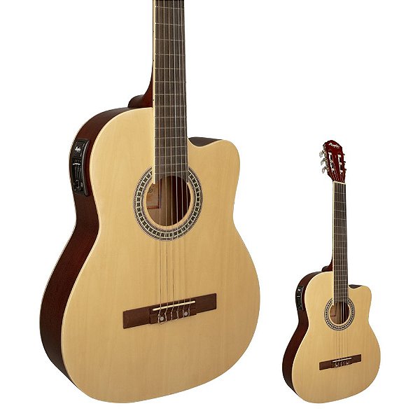 Violão Nylon Acústico Tagima Memphis AC-60 EQ NT Natural - Audiodriver  Instrumentos Musicais e Acessórios