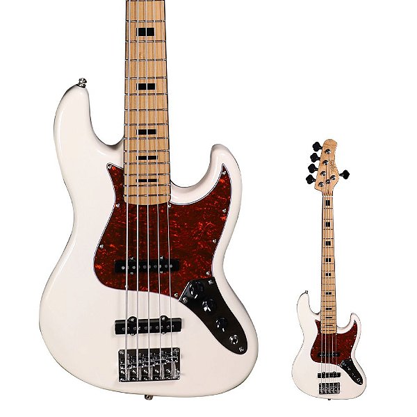 OUTLET | Baixo 5 Cordas Jazz Bass Tagima TJB-5S OWH LF/TT Special Olympic White