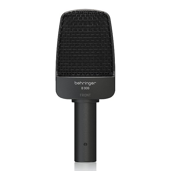 Microfone Dinâmico Super Cardióide Behringer B 906 com Switch de Frequência