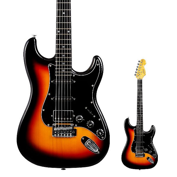 Guitarra Strato HSS PHX ST-H PR SB Power Premium Sunburst
