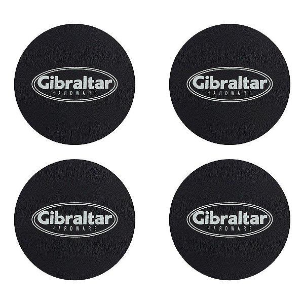 Kit de Pads Protetores para Pele de Bumbo Gibraltar SC-BPL Drum Patch (04 unidades)