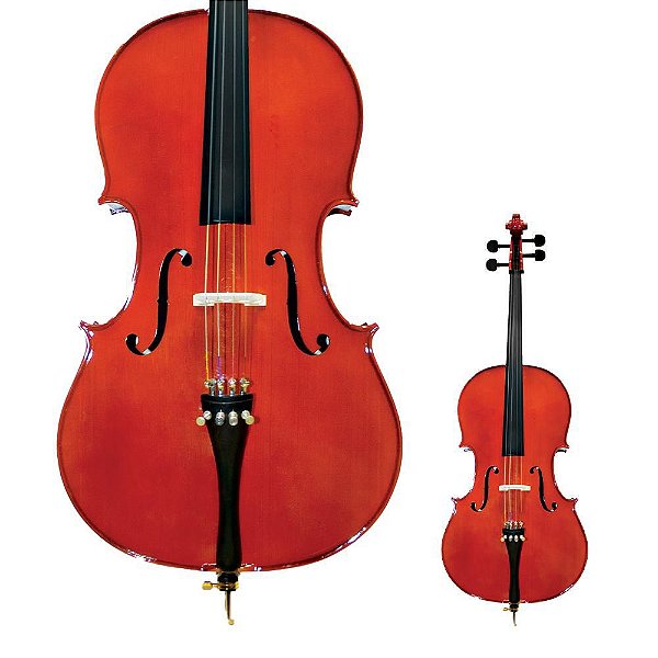 OUTLET │: Violoncelo 3/4 Michael VOM30 Tradicional Séries