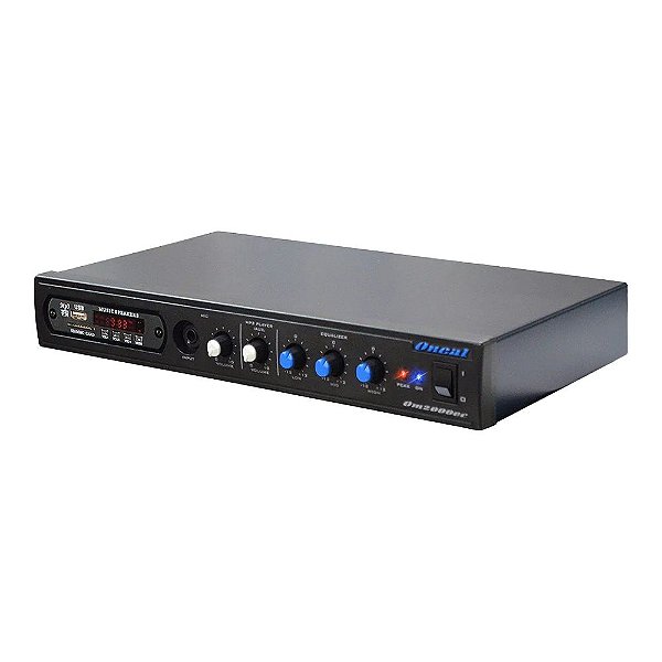 Amplificador Cabeçote Multiuso 60W RMS Oneal OM 2000 EC com USB, MP3, FM e Bluetooth