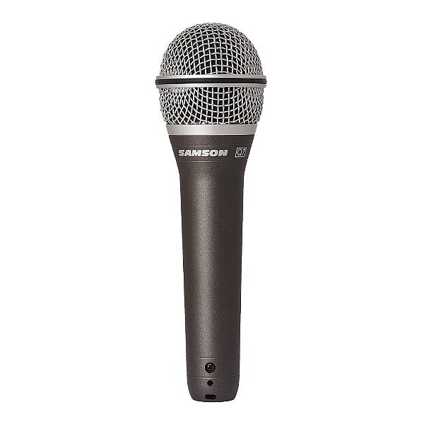 Microfone de Mão Dinâmico Super Cardioide Samson Q7 Neodymium