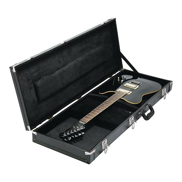 Hard Case para Guitarra On Stage GCE6000B Hardshell Case Preto