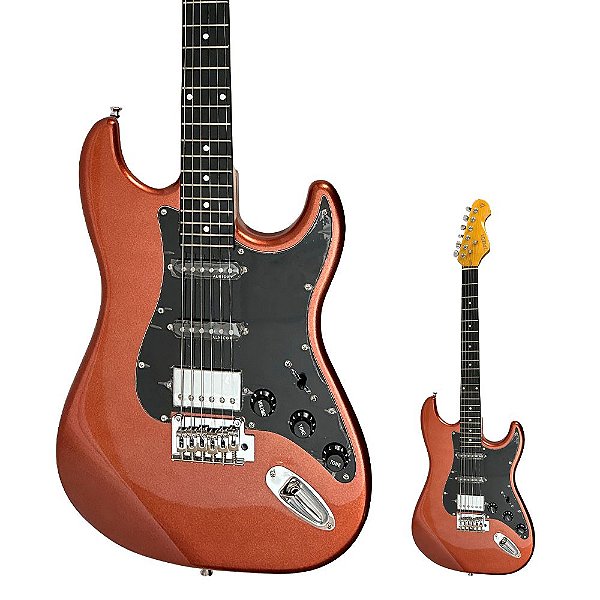 Guitarra Strato Humbucker Alnico PHX ST-H ALV RD Red