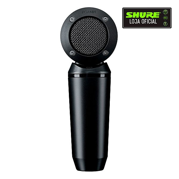 Microfone Condensador Shure PGA181-LC com Captação Lateral