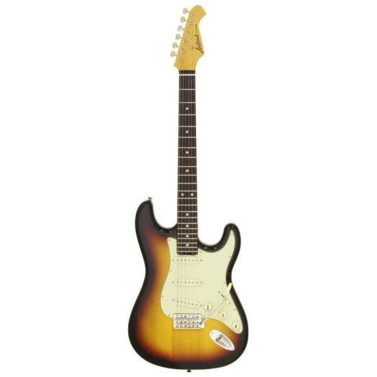 Guitarra Stratocaster 62' Aria Pro II STG-62 3 Tone Sunburst