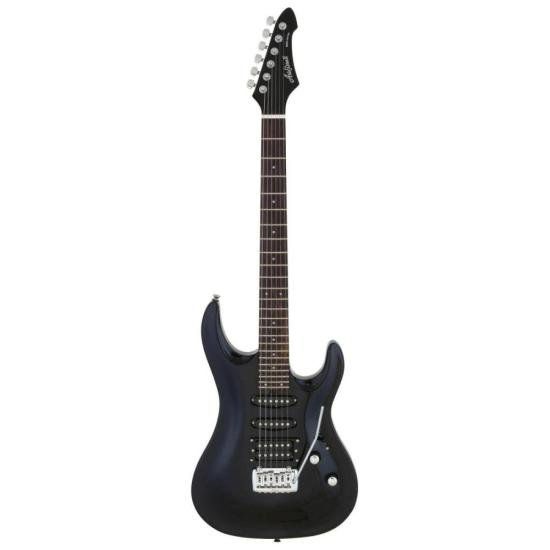 Guitarra Super Strato HSS Aria Pro II MAC-STD Metallic Black