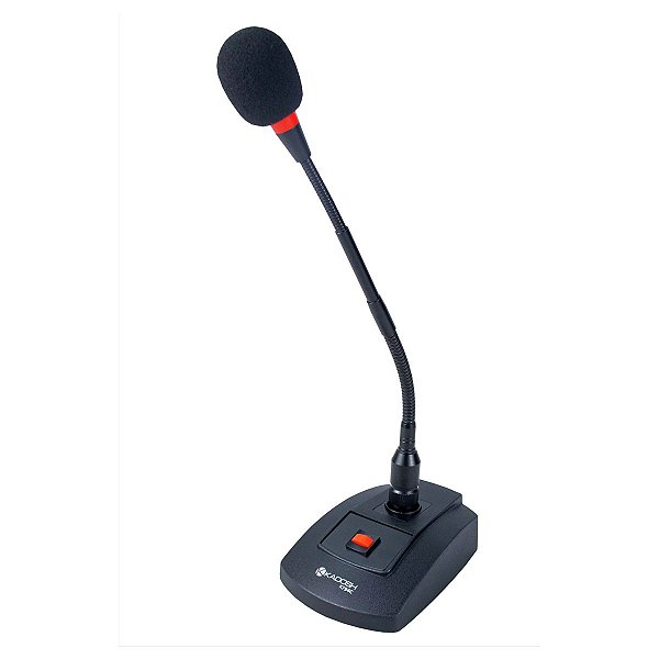 Microfone Gooseneck 60 cm Condensador Kadosh KG-760CB com Base