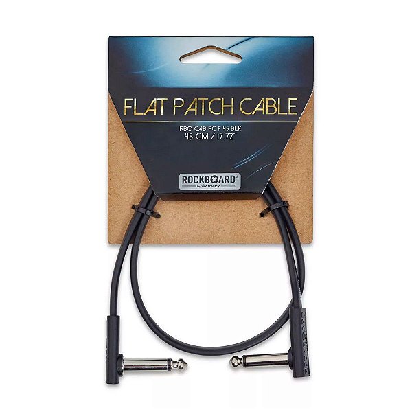 Cabo Pedal Flat 45 cm RockBoard Flat Patch Cable