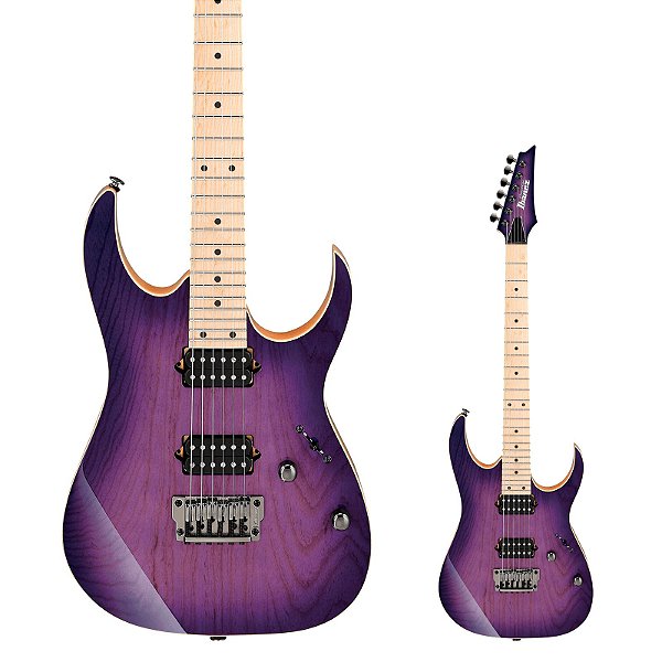 Guitarra Super Strato Japonesa Ibanez RG652AHMFX Royal Plum Burst com Case e captadores DiMarzio