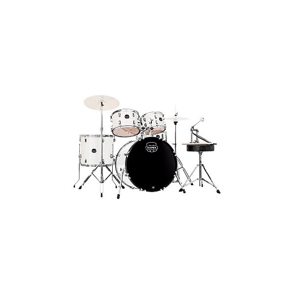 Bateria 22” 14” 14” 10” 12” Edição Limitada Mapex Prodigy LTPDG5295FT FH White Thin Grain