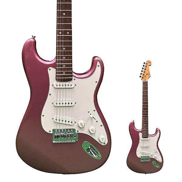 Guitarra Stratocaster SX ED1 MPP Metallic Purple com Bag