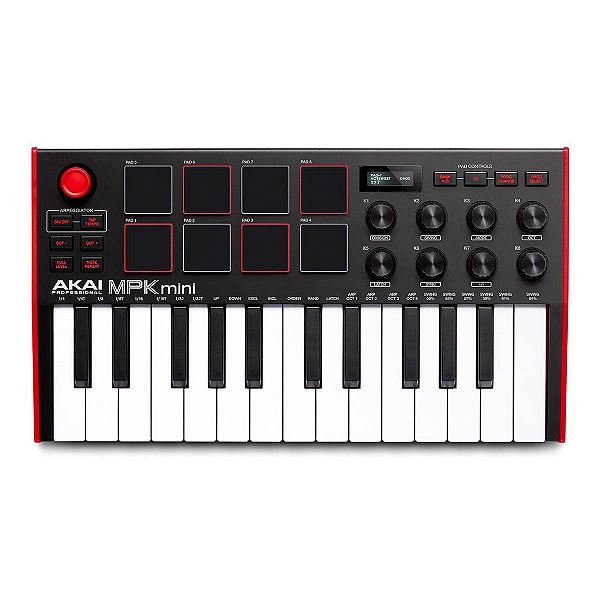 Controlador MIDI 25 Teclas AKAI MPK Mini Mk3