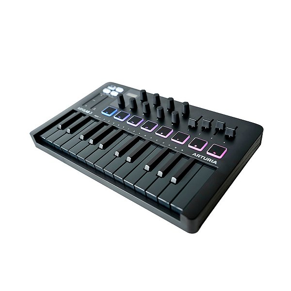 Teclado Controlador USB/MIDI 25 Teclas Arturia Minilab 3 Deep Black