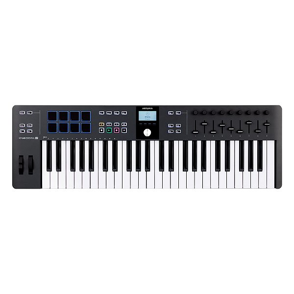 Teclado Controlador 49 Teclas Arturia KeyLab Essential mk3 49 Preto