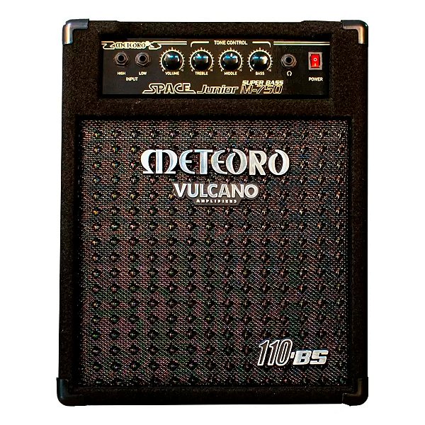 Amplificador para Baixo 1x10” 75W RMS Meteoro Super Bass M750