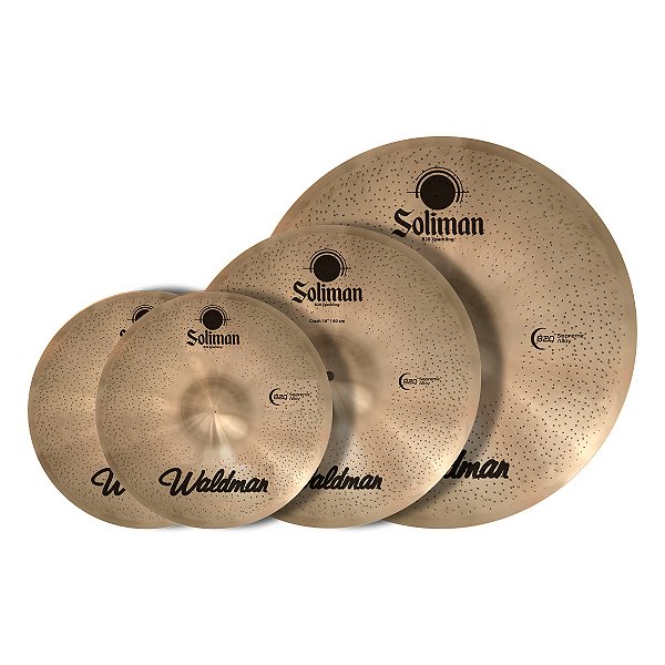 Set de Pratos B20 14” 16” 20” + Bag Waldman Soliman