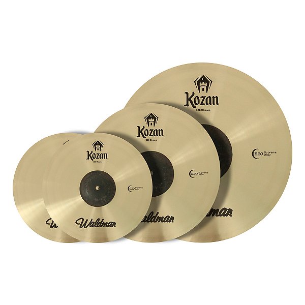 Set de Pratos 14” 16” 20” + Bag Waldman Kozan