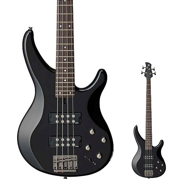 Baixo 4 Cordas Captadores Dual Coil Yamaha TRBX304 BL Black