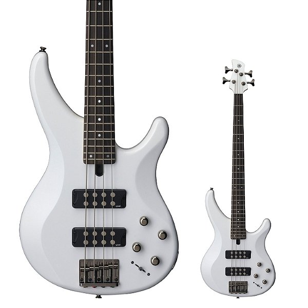 Baixo 4 Cordas Captadores Dual Coil Yamaha TRBX304 WH White