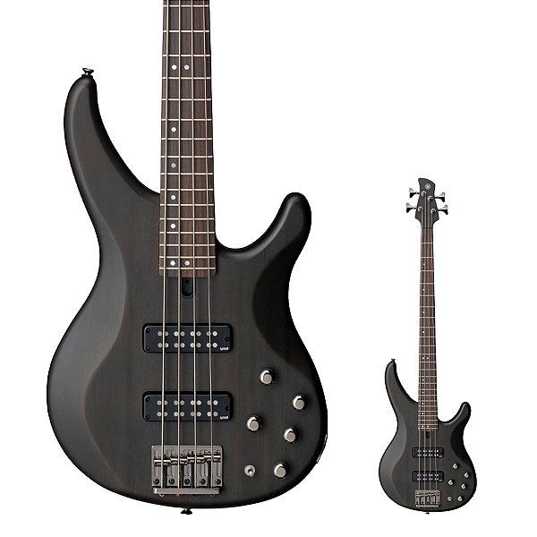 Baixo 4 Cordas Ativo Captadores Alnico V Yamaha TRBX504 TBL Translucent Black