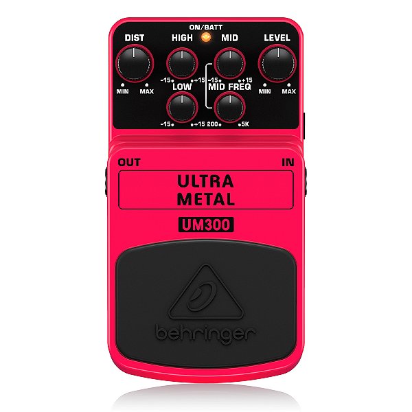 Pedal Distorção Behringer UM300 Ultra Metal
