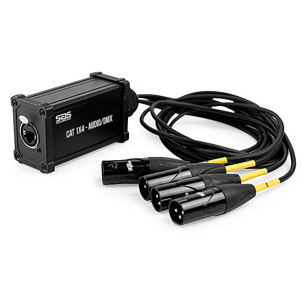 Medusa 1x4 XLR Linha Macho Santo Angelo SAS CAT 1X4