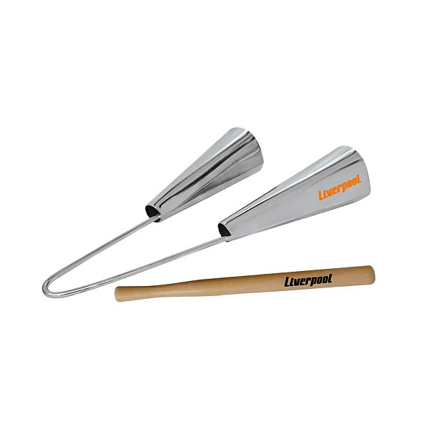 Agogô Duplo Cromado Liverpool AG DGC