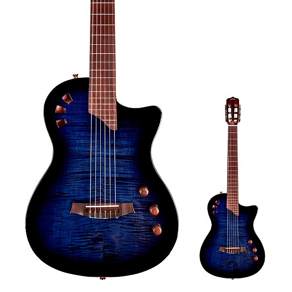 Violão Elétrico Nylon Flat Córdoba Stage Limited Blue Burst