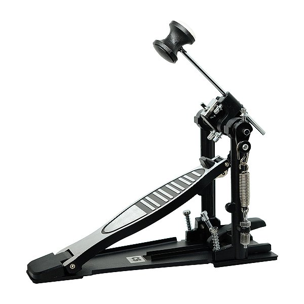 Pedal de Bumbo Simples para Bateria Custom Sound CSDPB 01 com Corrente Dupla