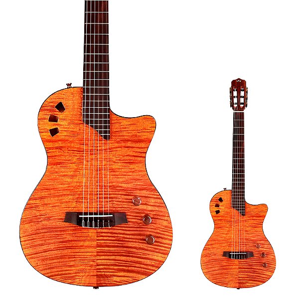 Violão Elétrico Nylon Flat Córdoba Stage Limited Natural Amber