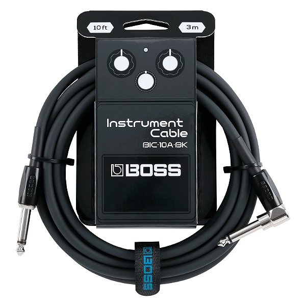 Cabo Instrumentos P10/P10L 3 metros Boss BIC-10A-BK Preto