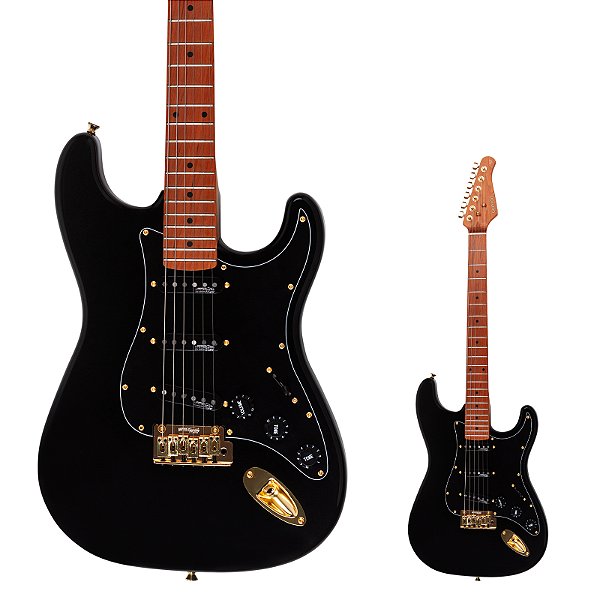Guitarra Strato Benson Hardy S 901 Black com Bag