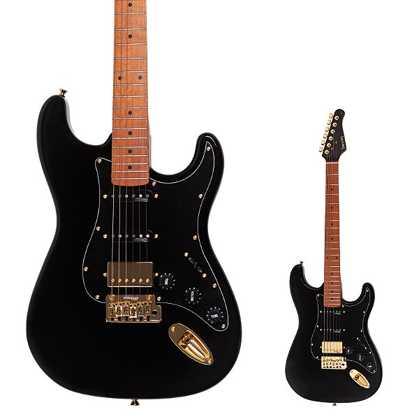 Guitarra Strato HSS Benson Hardy S 902 Black com Bag