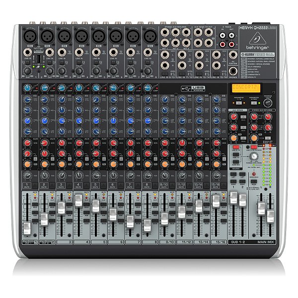 Mesa de Som 22 Canais Behringer XENYX QX2222USB