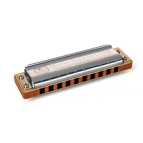 Harmonica Diatônica em A Hohner Marine Band Deluxe