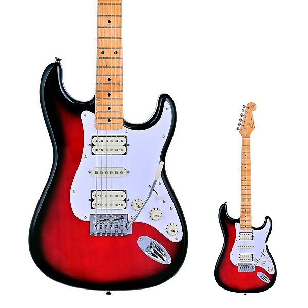 Guitarra Strato SX SST57+ HSH 2TS 2 Tone Sunburst com Bag