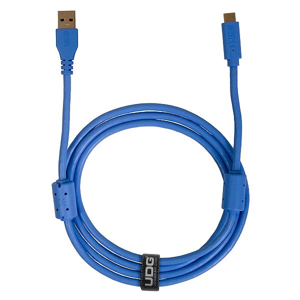 Cabo USB C/USB A 3.2 1,5 metros Controladora Pioneer UDG U98001LB Azul