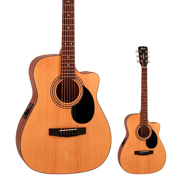 Violão Elétrico Aço Concert Cort AF515CE OP Natural