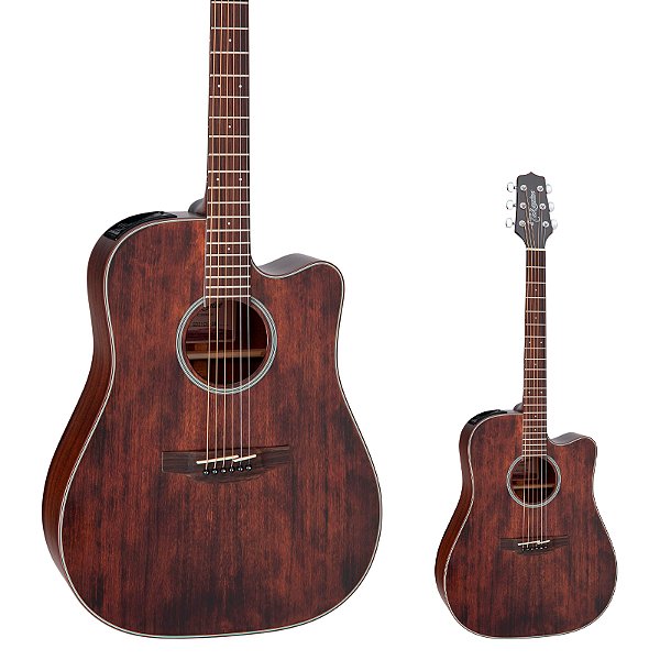 Violão Elétrico Aço Folk Tampo Sólido Takamine GD21CE SM Fosco